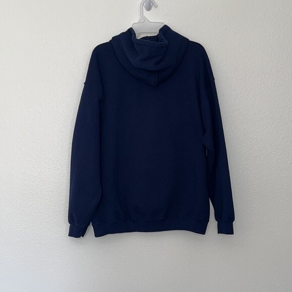 Bush Gardens Unisex Large Hoodie Blue white - Picture 7 of 9